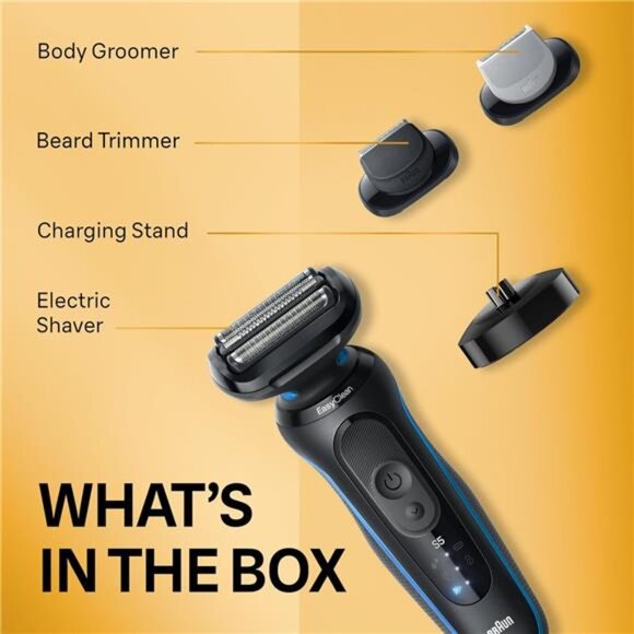 Electric Shaver for Men, Series 5 5150cs, Wet & Dry Shave, Turbo Shaving Mode - Picture 2 of 7
